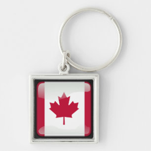 Canadian polished keychain