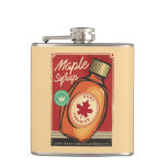 Canadian Pure Maple Syrup Canada Day Flask at Zazzle