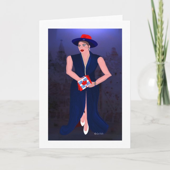 Canadian Quebecer LeeMarie's creative Design Card (Front)