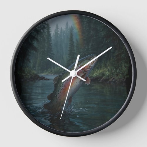 Canadian Rainbow Trout I Clock