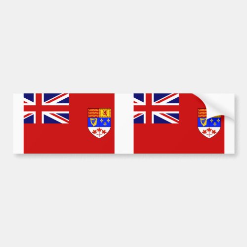 Canadian Red Ensign flag Bumper Sticker