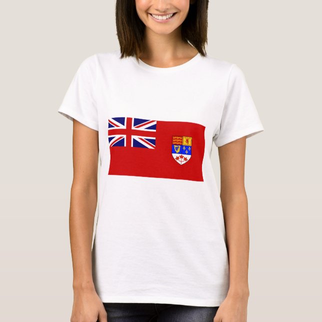 Canadian Red Ensign flag T-Shirt (Front)
