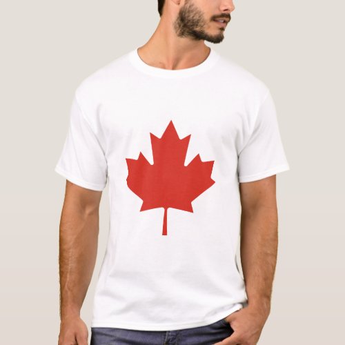 Canadian Red Maple Leaf Canada T_Shirt