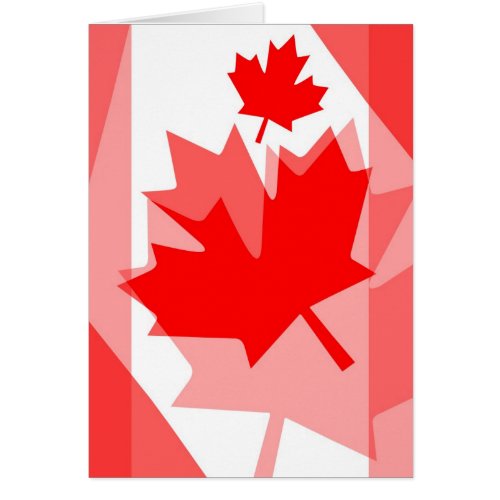 Canadian red Maple Leaf Layered Style CANADA