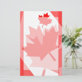 Canadian red Maple Leaf Layered Style CANADA (Standing Front)