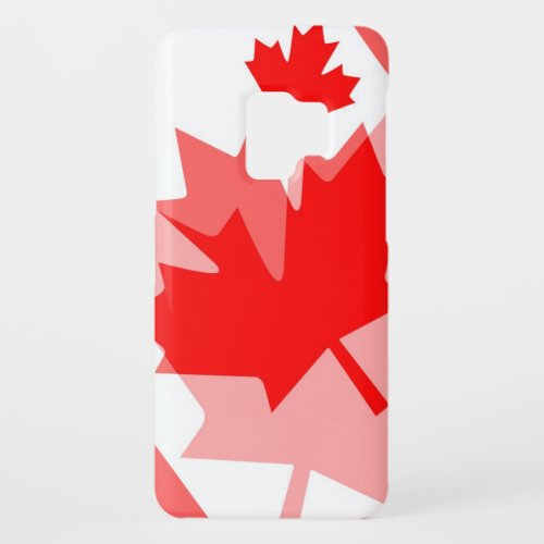 Canadian Red Maple Leaf Layered Style CANADA Case_Mate Samsung Galaxy S9 Case