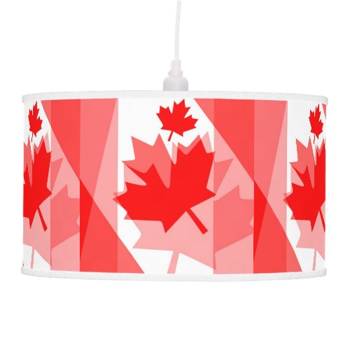 Canadian red Maple Leaf Layered Style CANADA Hanging Lamp
