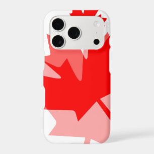Canadian Red Maple Leaf Layered Style CANADA iPhone 17 Pro Case