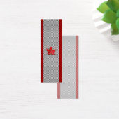 Canadian Red Maple Leaf on Carbon Fiber Print (Desk)