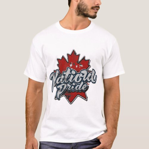 Canadian Respect Flag Flare T_Shirt