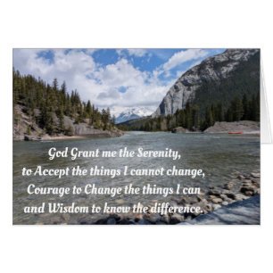 Canadian River Serenity Prayer Cards