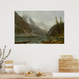 Canadian Rockies (1889) - Albert Bierstadt Poster