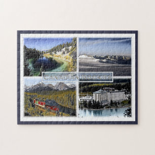 Canadian Rockies - Canada - Mosaic - Jigsaw Puzzle