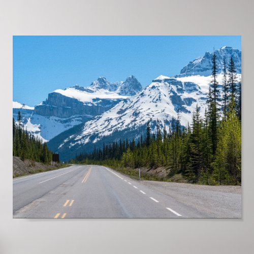 Canadian Rockies _ Icefields Parkway Highway 93 Poster