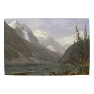 Canadian Rockies Lake Louise   Albert Bierstadt Metal Print