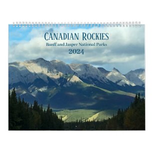 Canadian Rockies Photographic 12-Month 2024  Calendar
