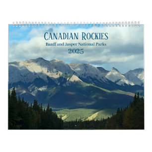 Canadian Rockies Photographic 12-Month 2025  Calendar