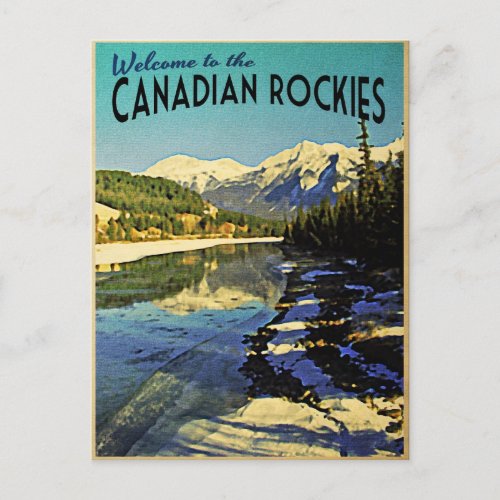 Canadian Rockies Postcard