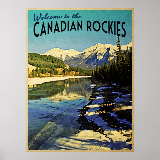 Canadian Rockies Poster (Front)