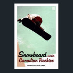 Canadian Rockies Poster<br><div class="desc">Vintage Snowboard Poster</div>