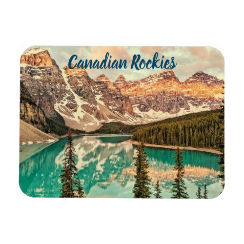 Canadian Rockies stylized Magnet