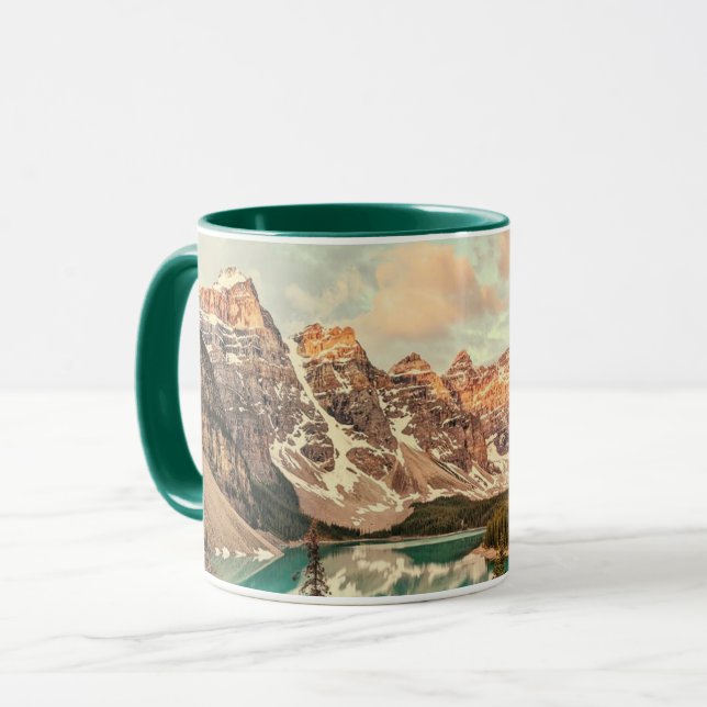 Canadian Rockies stylized Mug (Front Left)