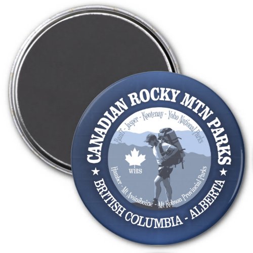 Canadian Rocky Mountain Parks Magnet