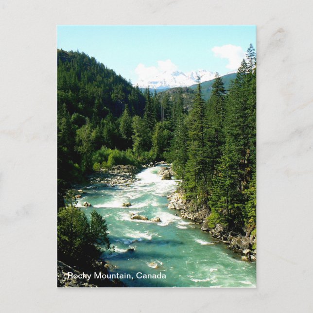 Canadian Rocky Mountain Postcard (Front)