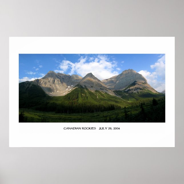 Canadian Rocky Mountains Poster (Front)
