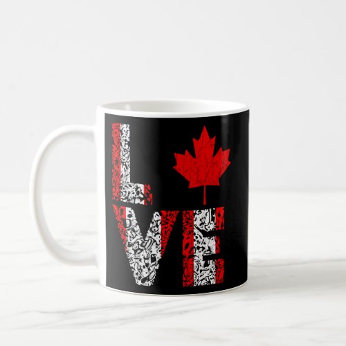 Canadian Roots Maple Leaf Canadian Coffee Mug