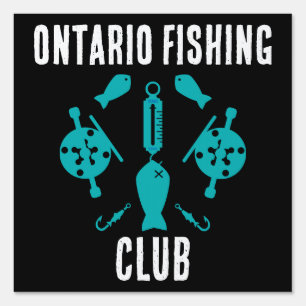 Canadian Salmon Fishing Sign