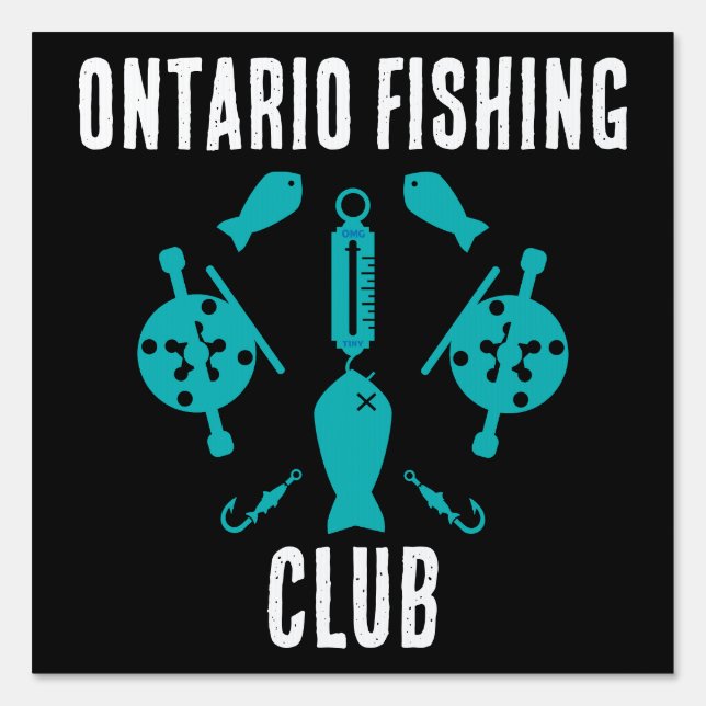Canadian Salmon Fishing Sign (Front)