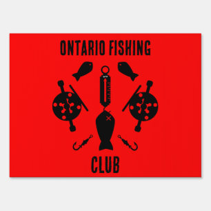 Canadian Salmon Fishing Sign