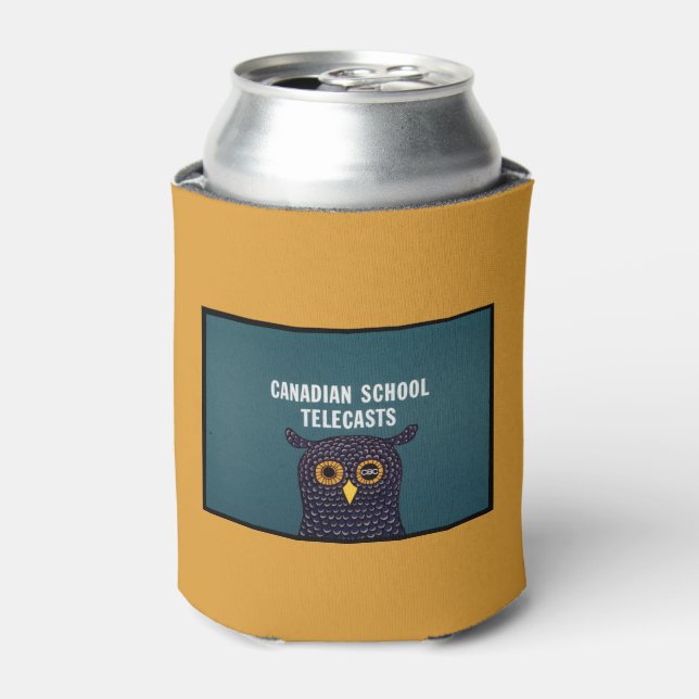 Canadian School Telecasts Can Cooler (Can Front)