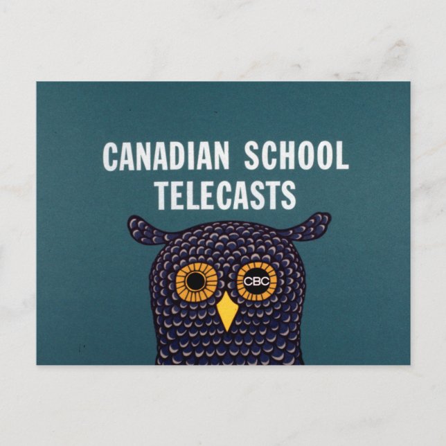 Canadian School Telecasts Postcard (Front)