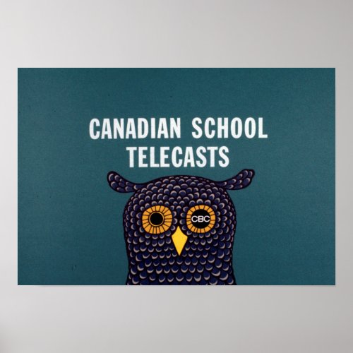 Canadian School Telecasts Poster