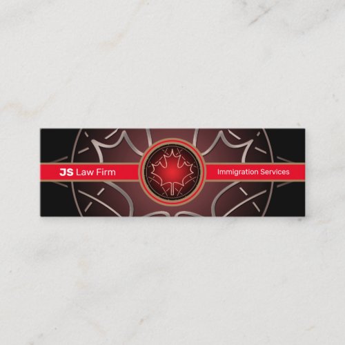 Canadian Services Mini Business Card