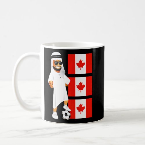 Canadian Sheik Canada Flag Soccer  Coffee Mug