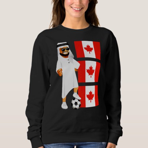 Canadian Sheik Canada Flag Soccer Sweatshirt