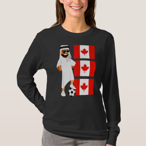 Canadian Sheik Canada Flag Soccer T_Shirt