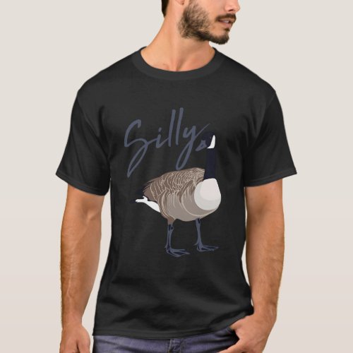 Canadian Silly Goose Bird Hunter Animal T_Shirt