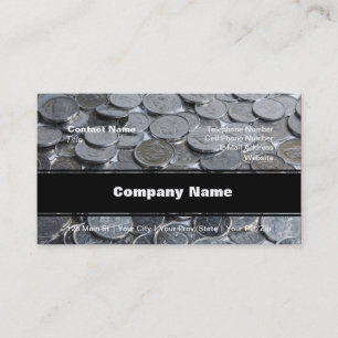 Canadian Silver Coins Business Card