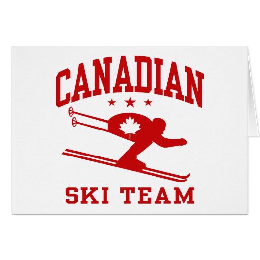 Canadian Ski Team Cards (Front Horizontal)