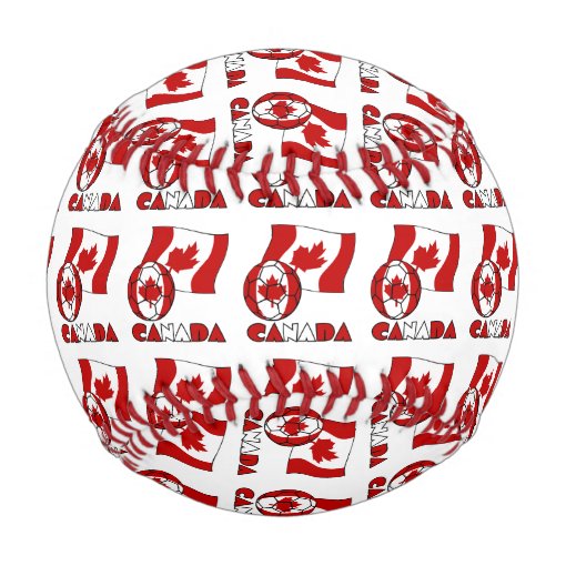 Canadian Soccer Ball and Flag Zazzle