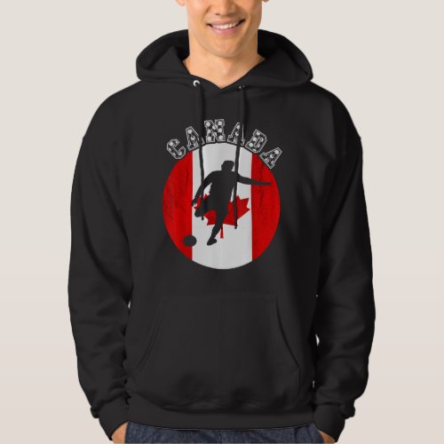 Canadian Soccer Player Maple Leaf Canadian Roots C Hoodie