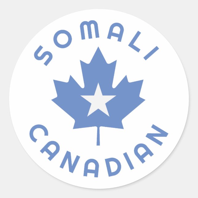 Canadian Somali   Roots Classic Round Sticker (Front)