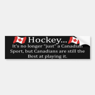 Canadian Sport Bumper Sticker
