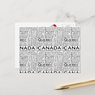 Canadian States & Cities Postcard