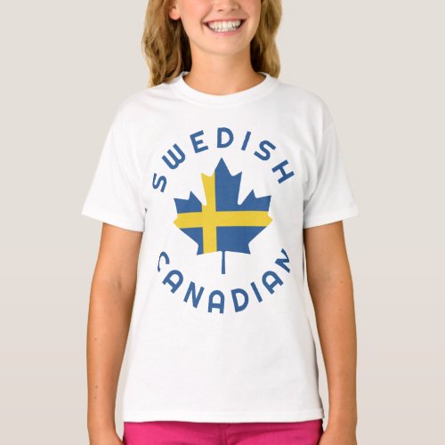 Canadian Swedish Roots T_Shirt