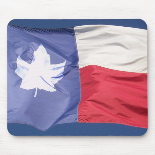 Canadian_Texan Flag Mouse Pad